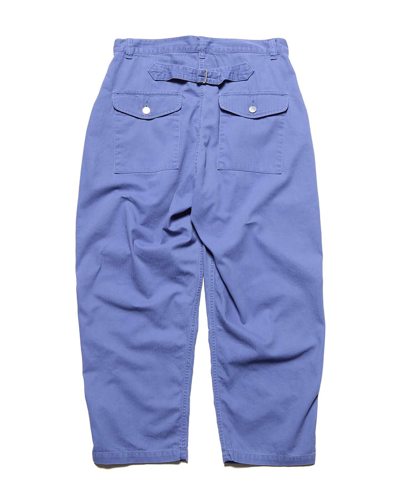 DAMAGED WIDE CROPPED PANTS,BLUE, large image number 1