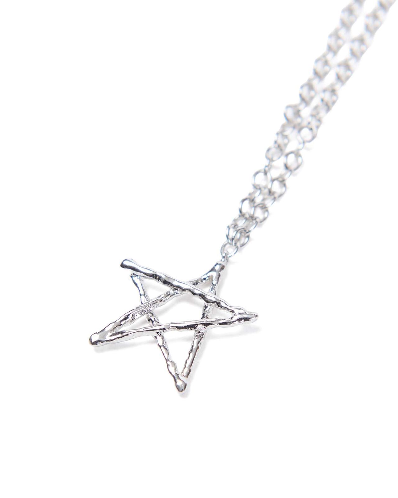 STAR NECKLACE,SILVER, large image number 1