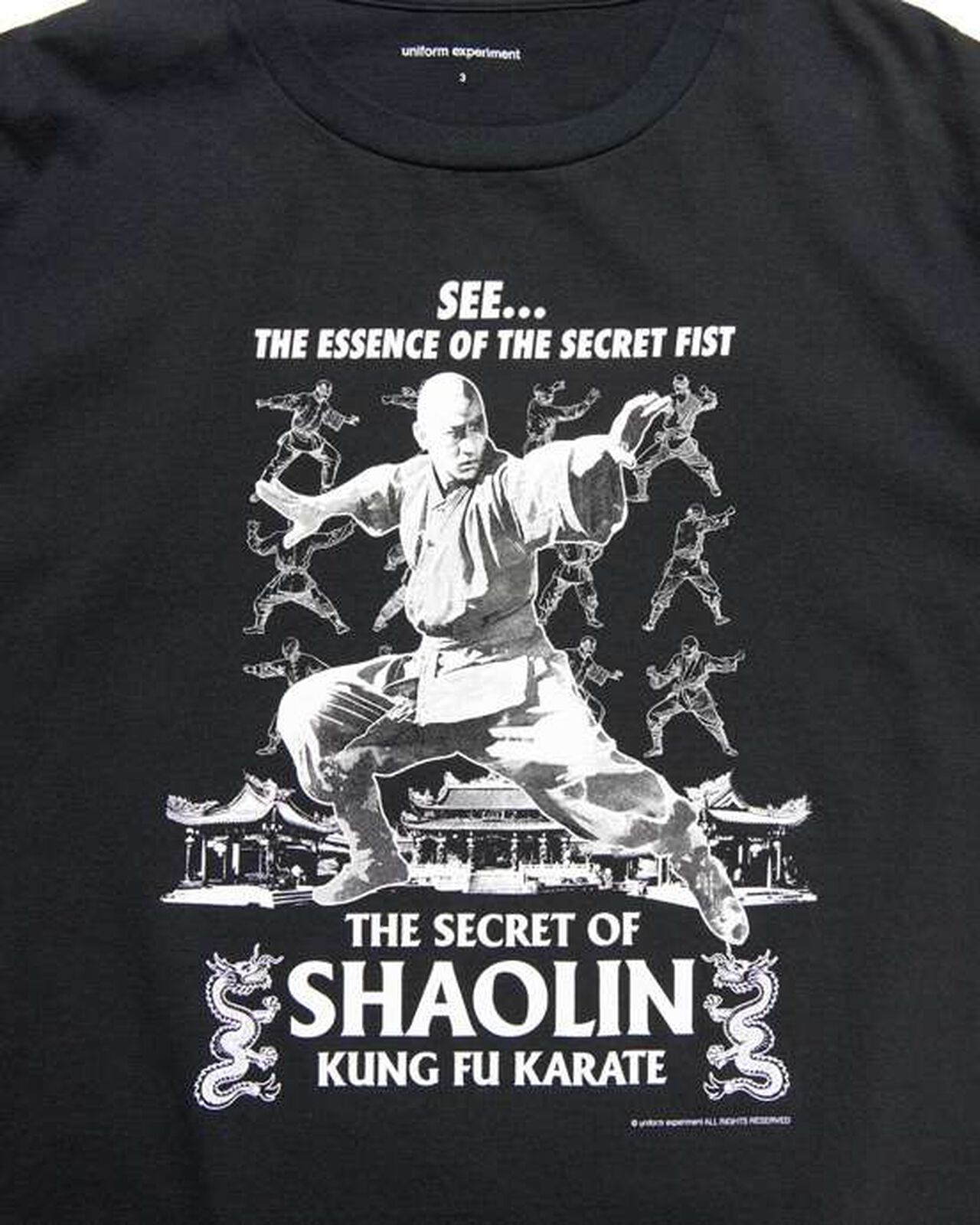 THE SECRET OF SHAOLIN TEE,BLACK, large image number 2