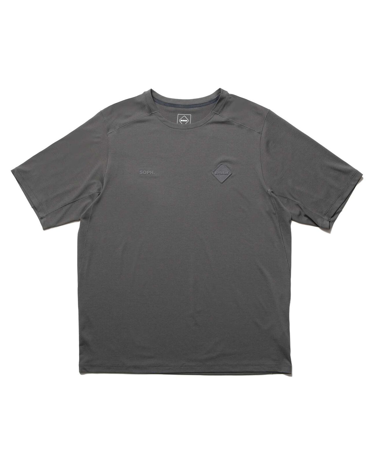 S/S WORKOUT TOP,CHARCOAL GRAY, large image number 0