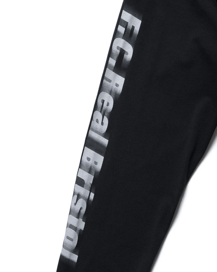 BLURRED LOGO L/S TEAM POCKET TEE,BLACK, medium image number 3