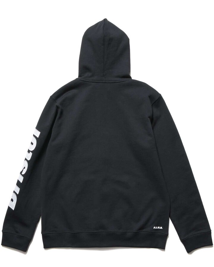 SLEEVE LOGO ZIP-UP SWEAT HOODIE,BLACK, medium image number 1