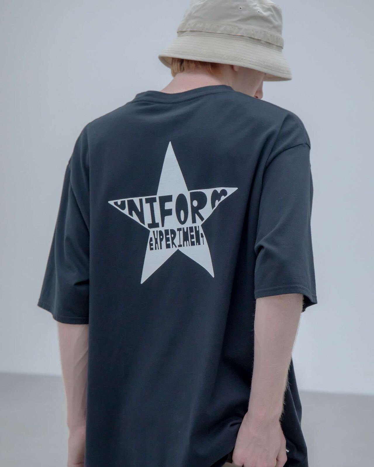 STAR BAGGY TEE,BLACK, large image number 3