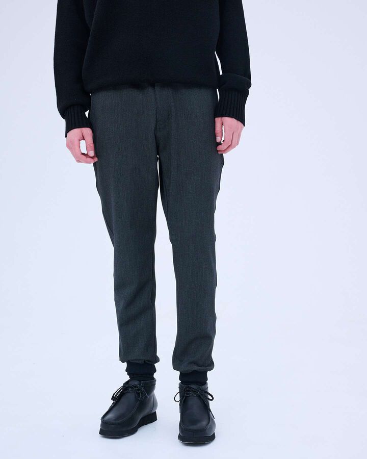 MONALUCE SLIM FIT RIBBED PANTS,A, medium image number 4