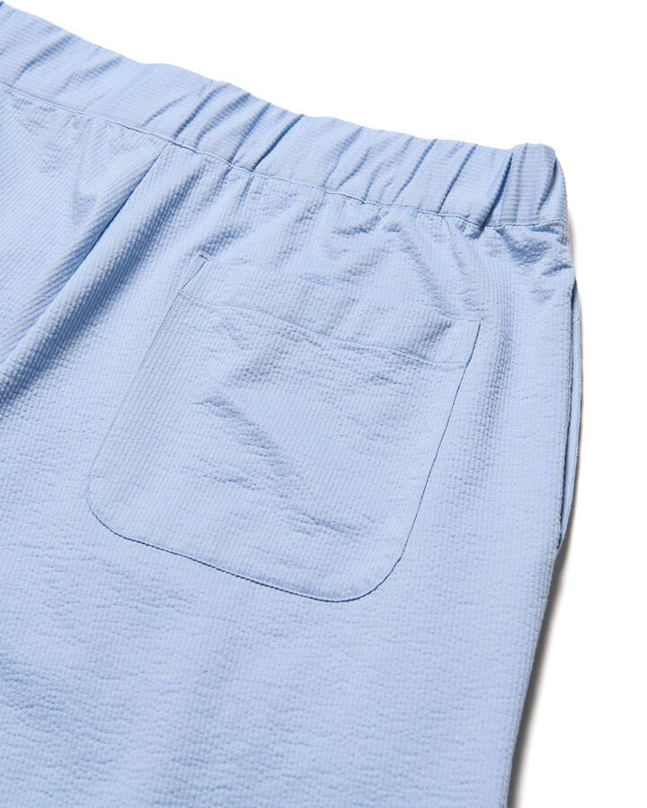 STRETCH SUCKER EASY SHORTS,LIGHT BLUE, medium image number 4