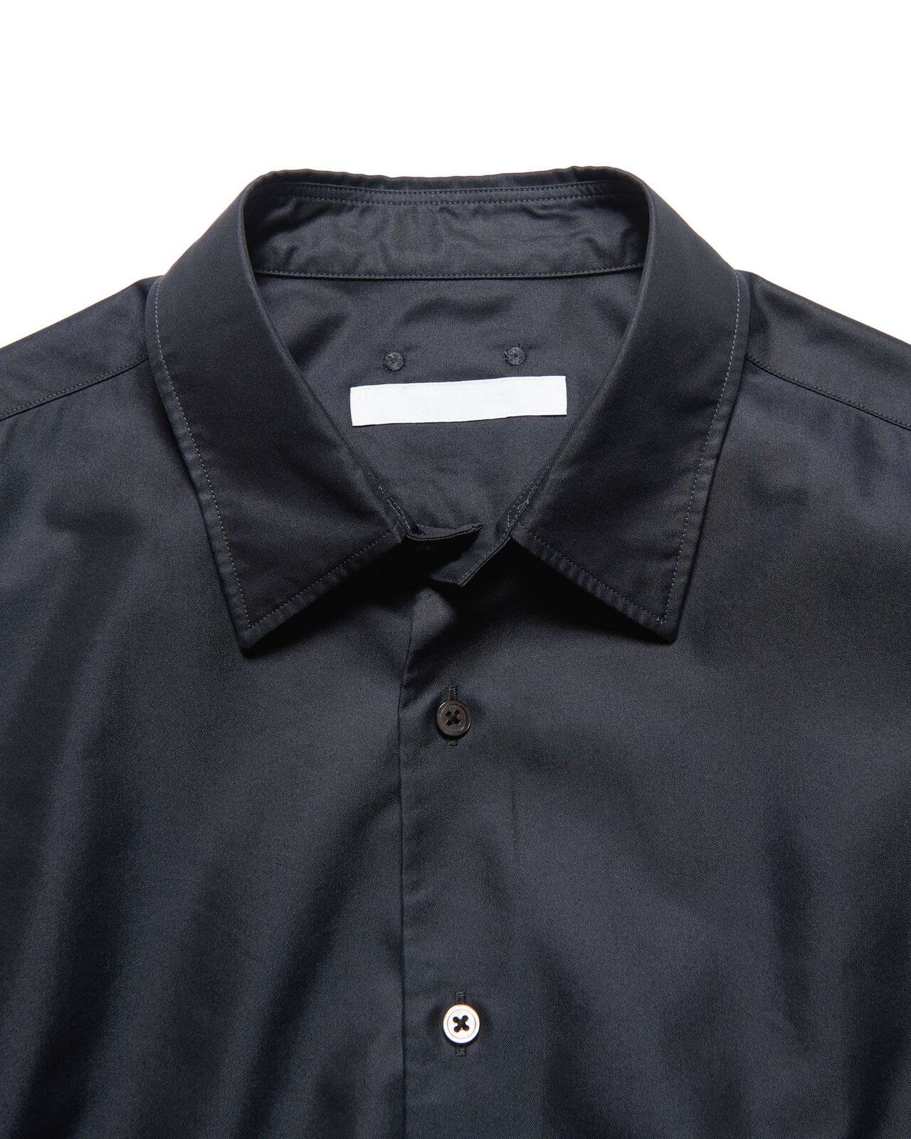 FABRIC-MIX OVERSIZED SHIRT,BLACK, large image number 3