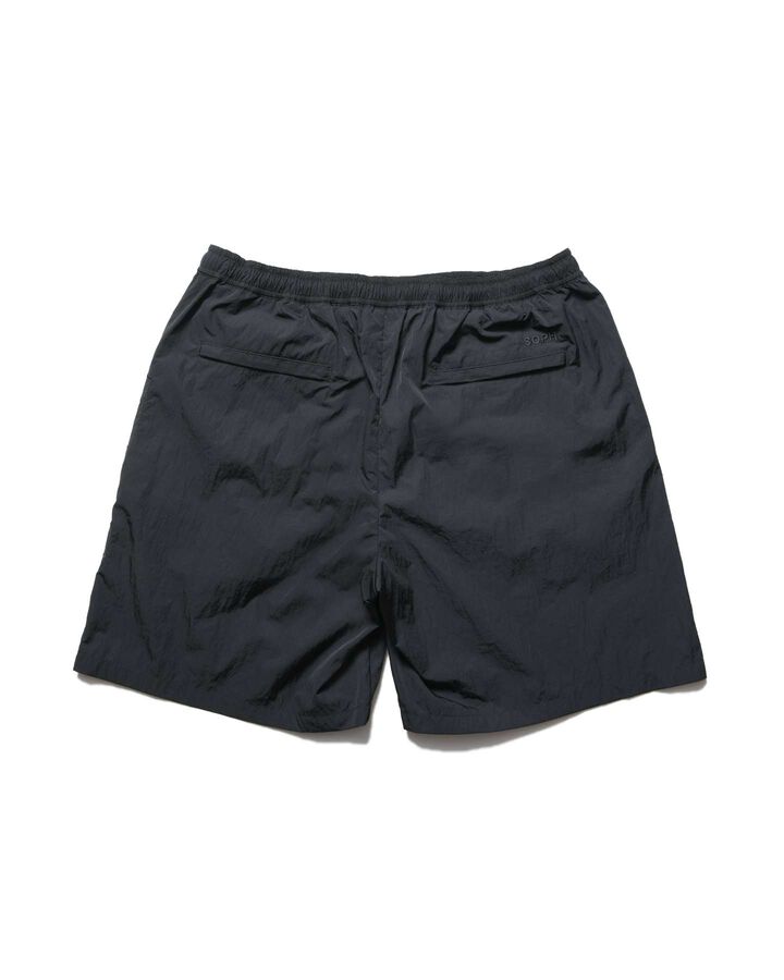 BIG LOGO NYLON EASY SHORTS,BLACK, medium image number 2