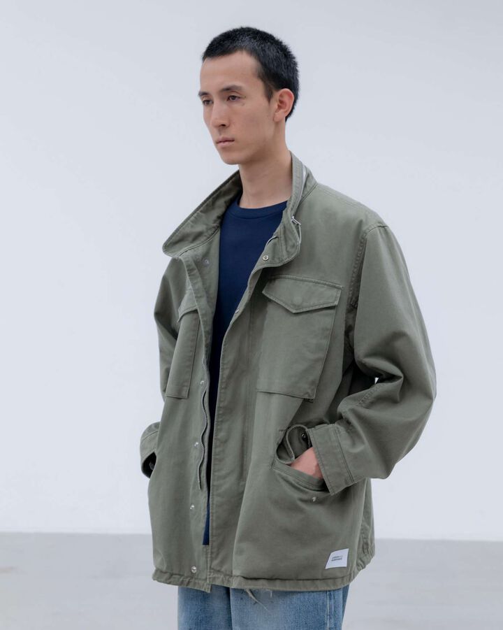 MILITARY FIELD BLOUSON,KHAKI, medium image number 8