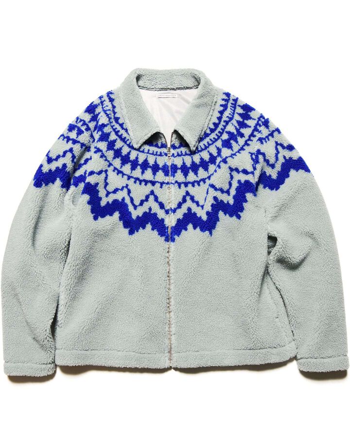 SHERPA BLOUSON,LIGHT GRAY, medium