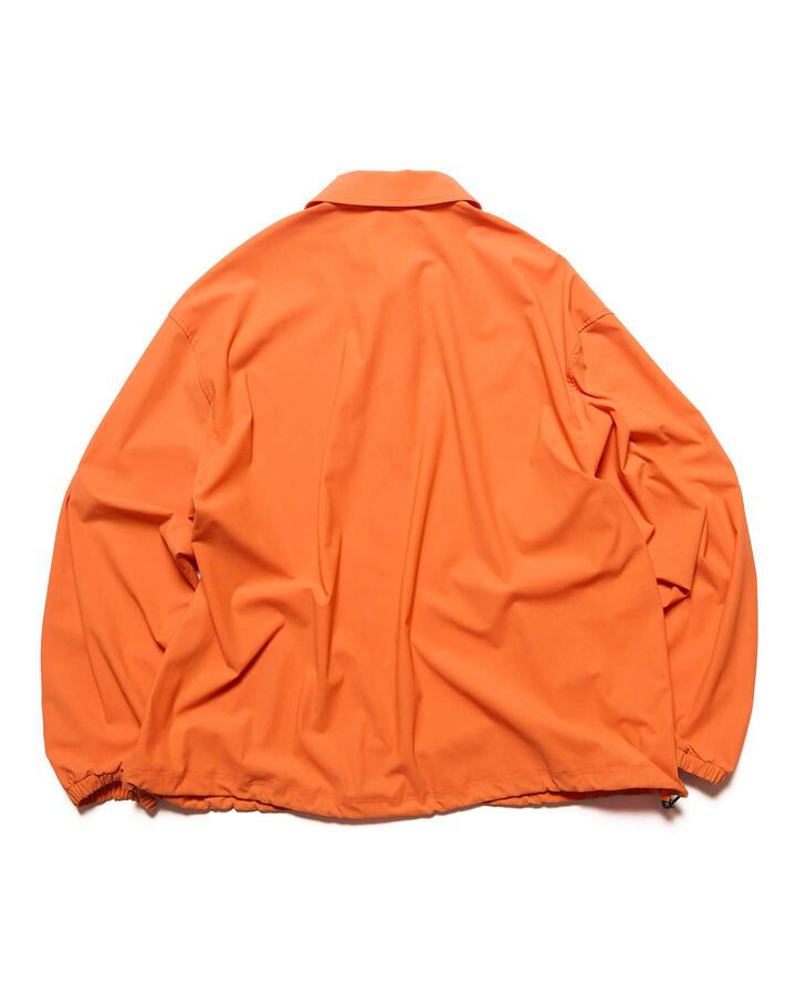 4-WAY STRETCH L/S POLO SHIRT,ORANGE, medium image number 1