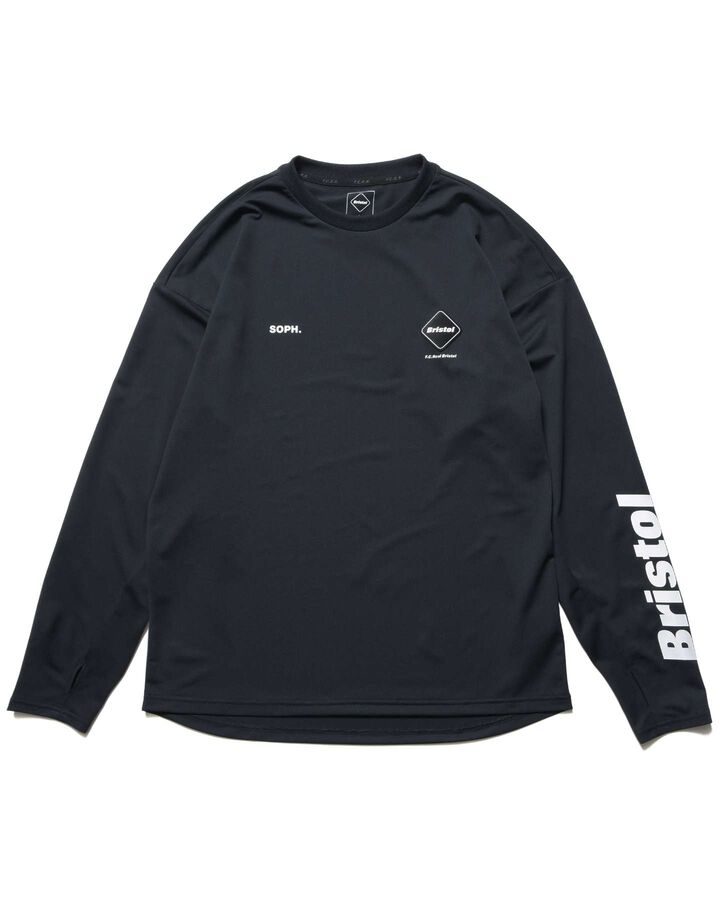 L/S ATHLETIC TOP,BLACK, medium