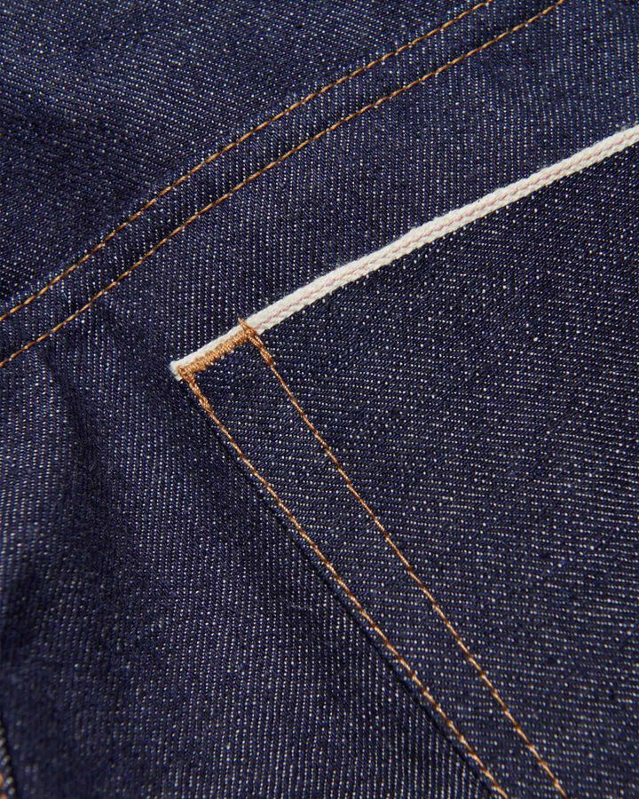 RIGID DENIM SLIM-FIT JEANS,INDIGO, medium image number 4