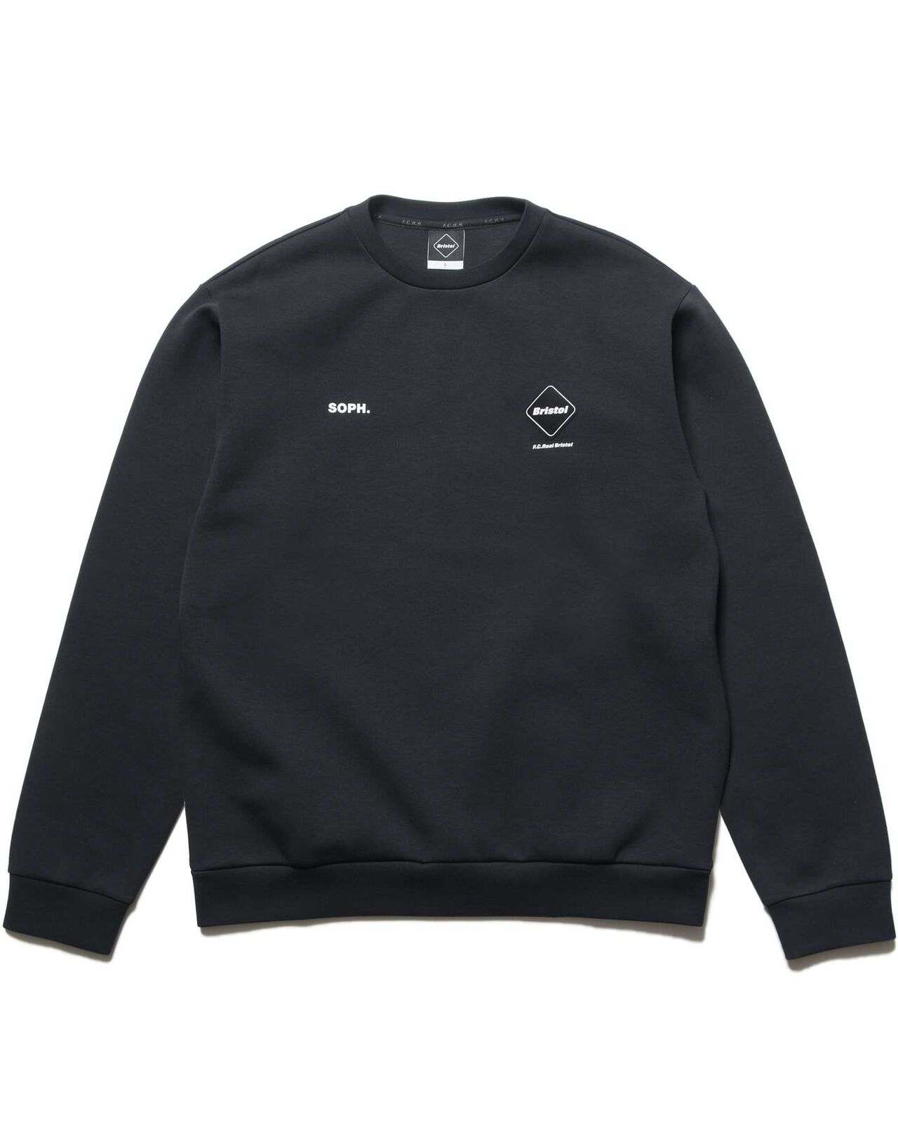 TECH SWEAT CREWNECK TOP,BLACK, large image number 0