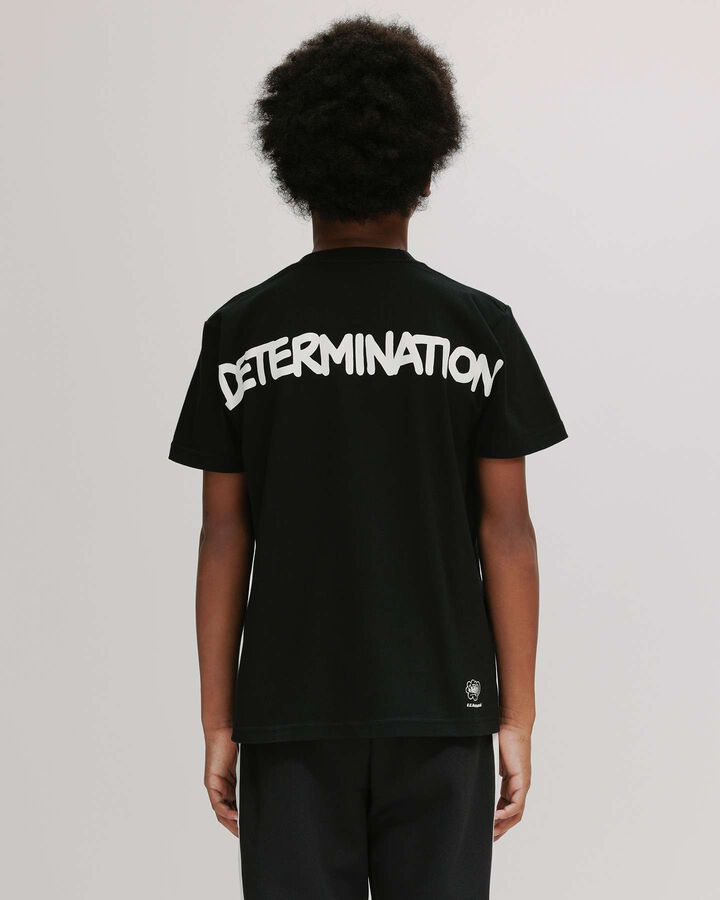 ERIC HAZE: DETERMINATION TEE,WHITE, medium image number 4