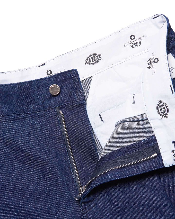 DICKIES BOLD-FIT TUCK JEANS,INDIGO, medium image number 2