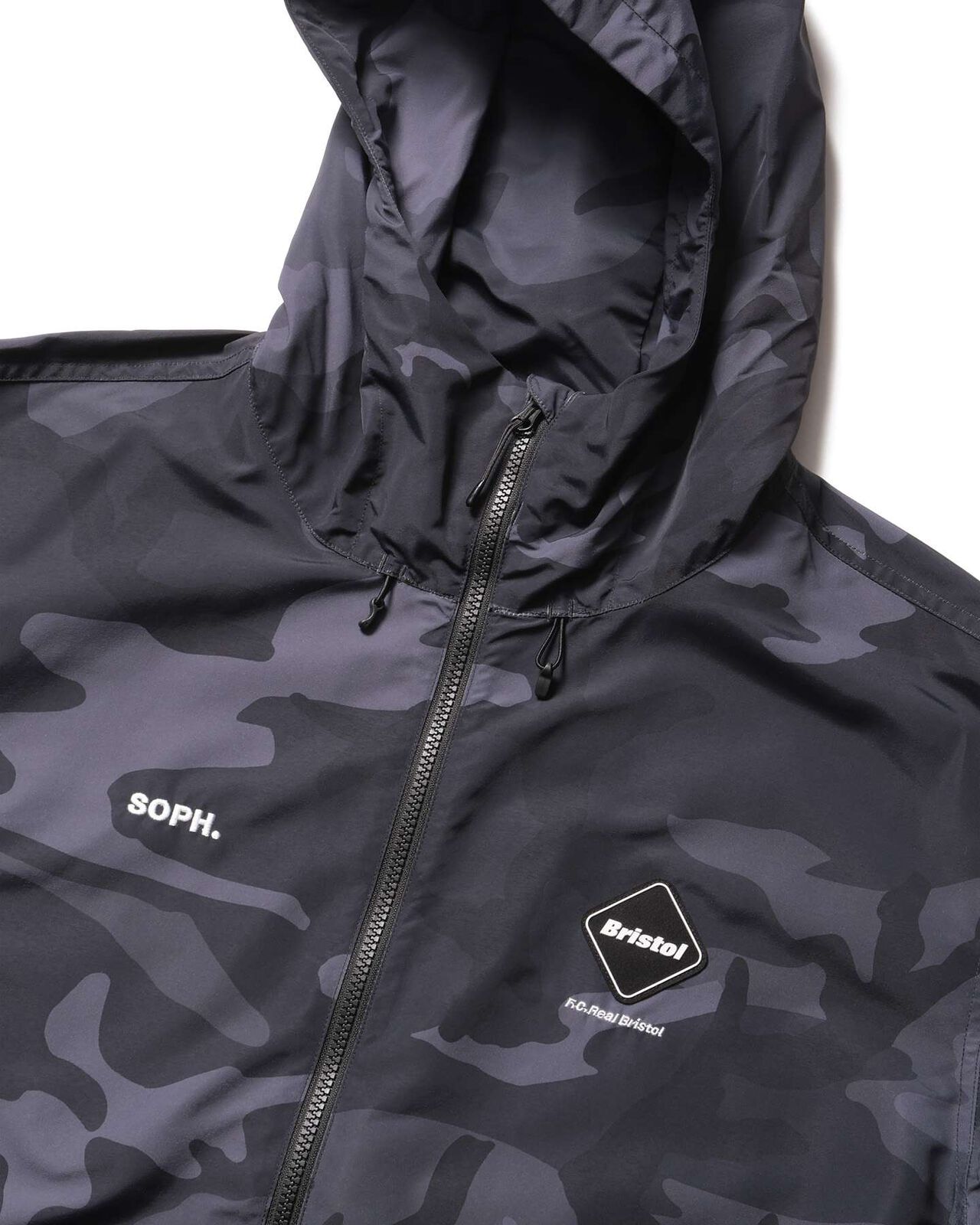 SUPPLEX NYLON HOODED BLOUSON,CAMOUFLAGE, large image number 2