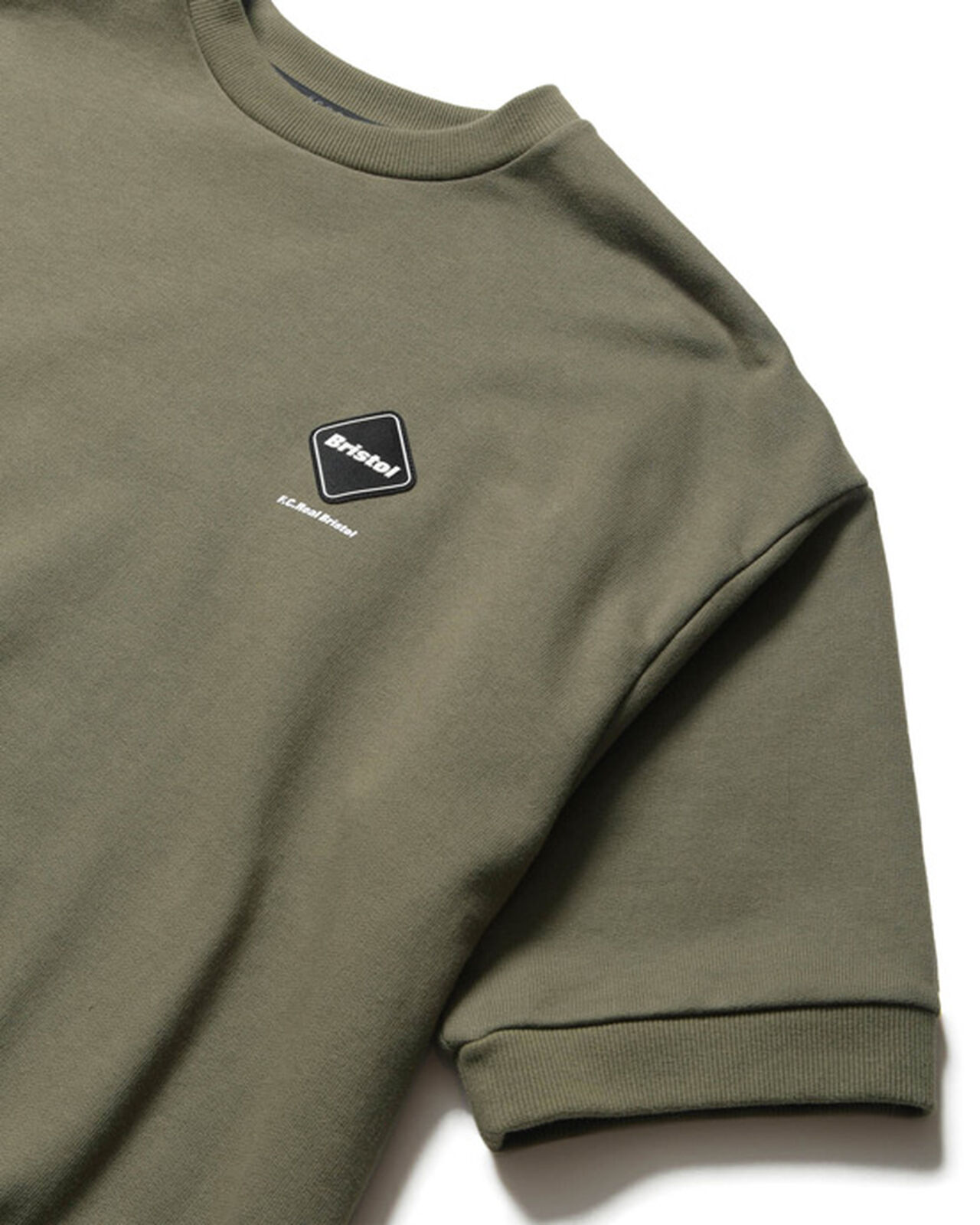 S/S CREWNECK BAGGY SWEAT,KHAKI, large image number 2