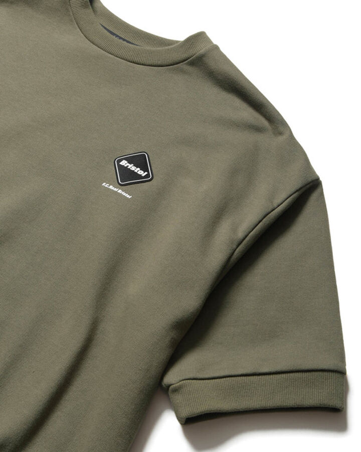 S/S CREWNECK BAGGY SWEAT,KHAKI, medium image number 2