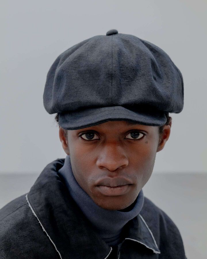 NEWSBOY CAP,BLACK, medium image number 2