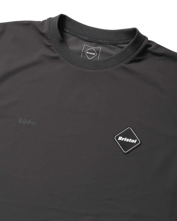 S/S ATHLETIC TOP,CHARCOAL GRAY, medium image number 2