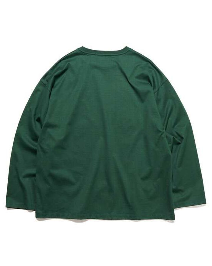 LOOSE L/S TEE,GREEN, medium image number 1