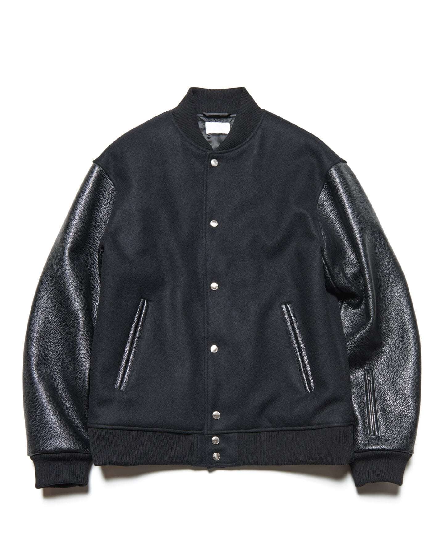 MELTON LAMBSWOOL VARSITY JACKET