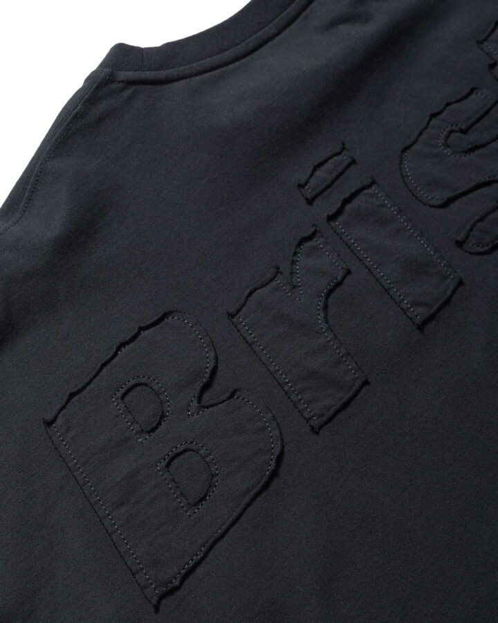 CUT-OFF LOGO L/S TEE,BLACK, medium image number 2