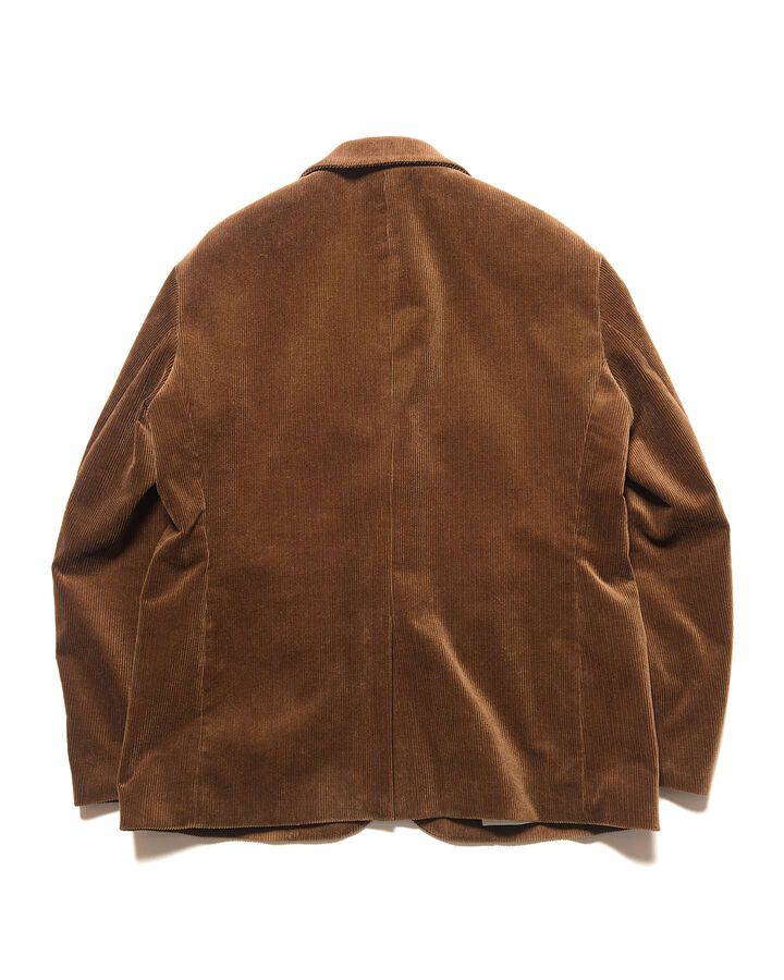 CORDUROY 2-BUTTON JACKET,BROWN, medium image number 1