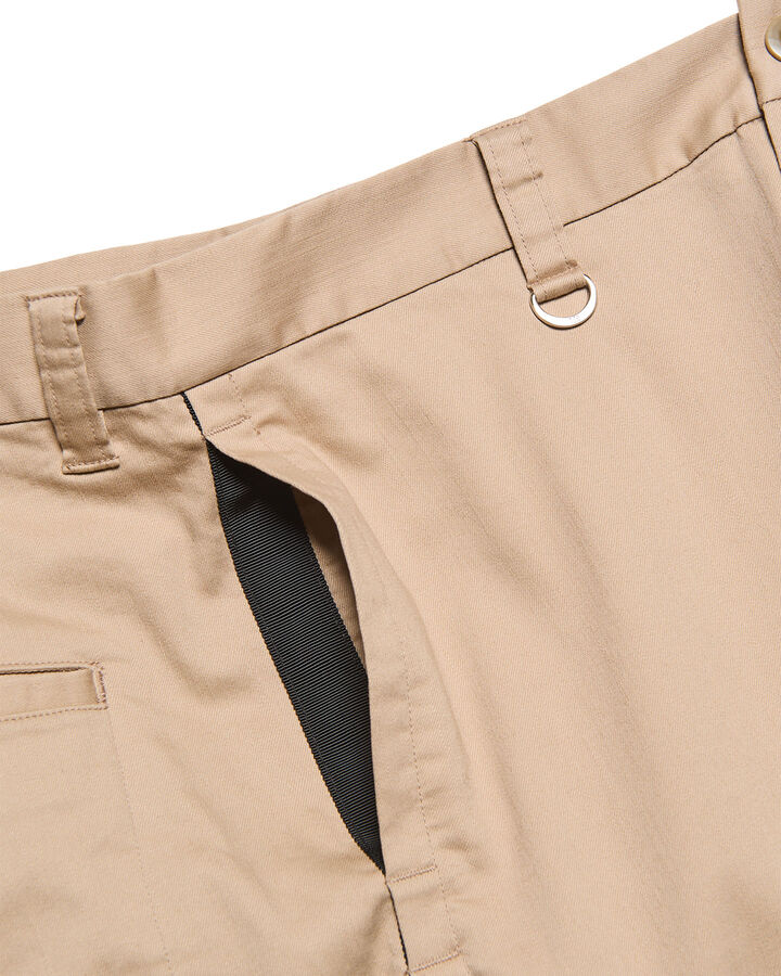 STRETCH TWILL SIDE TAPE PANTS,BEIGE, medium image number 3