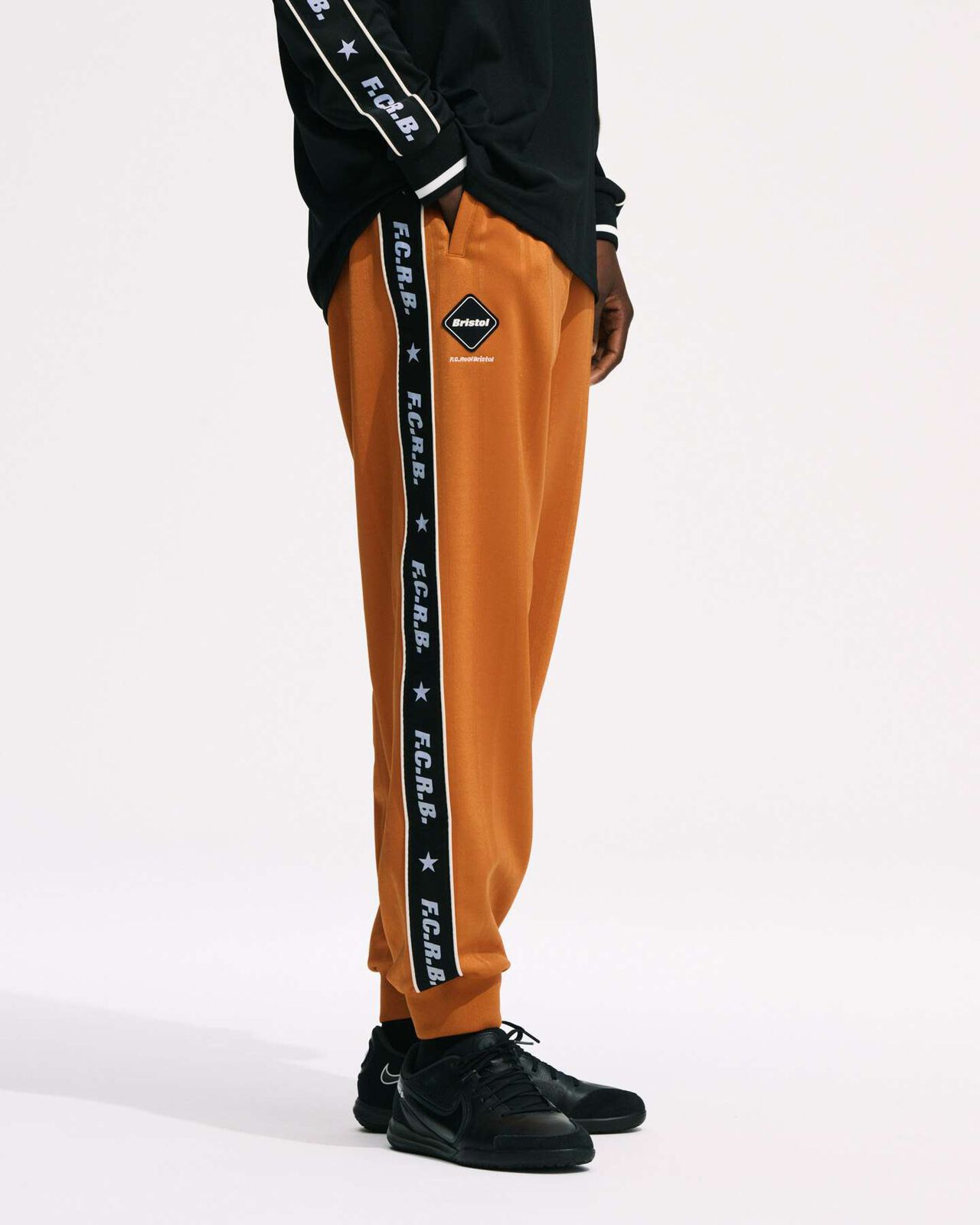 SHADOW WEAVE STRIPE PANTS,ORANGE, large image number 7