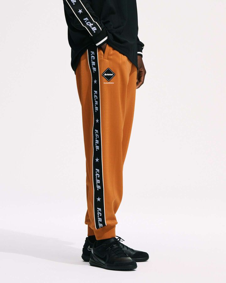 SHADOW WEAVE STRIPE PANTS,ORANGE, medium image number 7