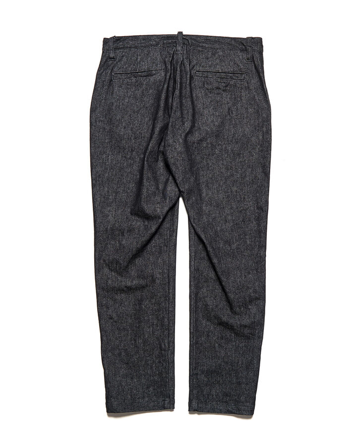 HIGH STRETCH DENIM TAPERED PANTS,BLACK, medium image number 1