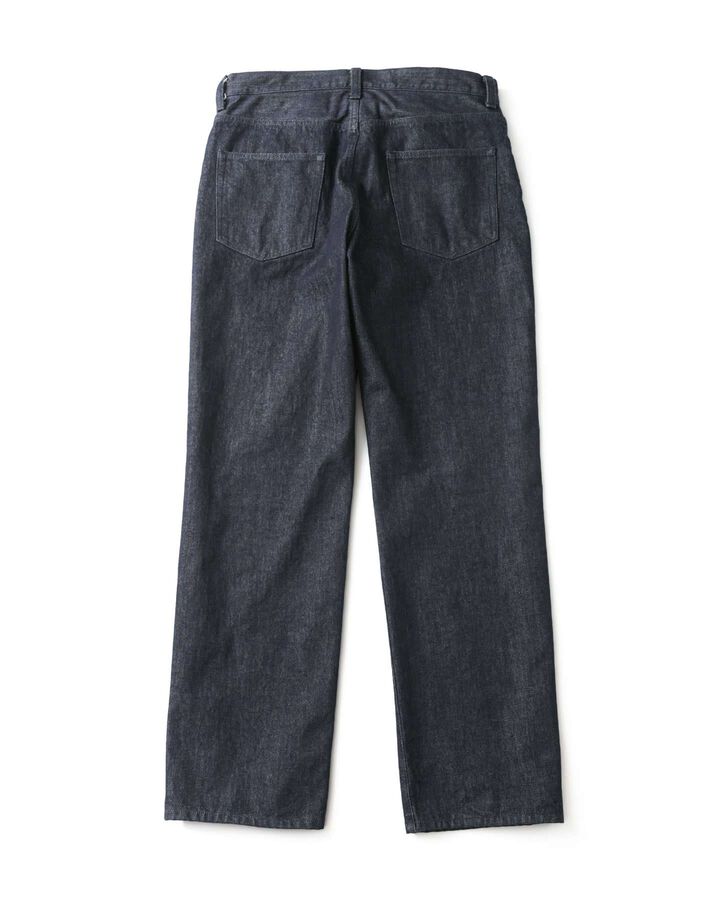ONE WASHED DENIM STANDARD PANTS,INDIGO, medium image number 1