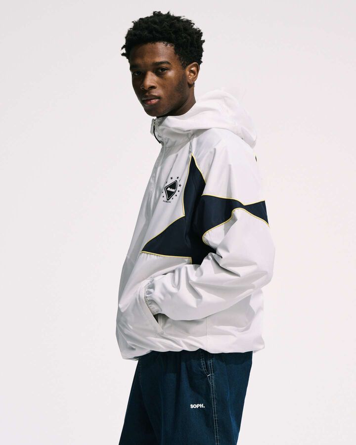 STAR WARM-UP JACKET,OFF WHITE, medium image number 7