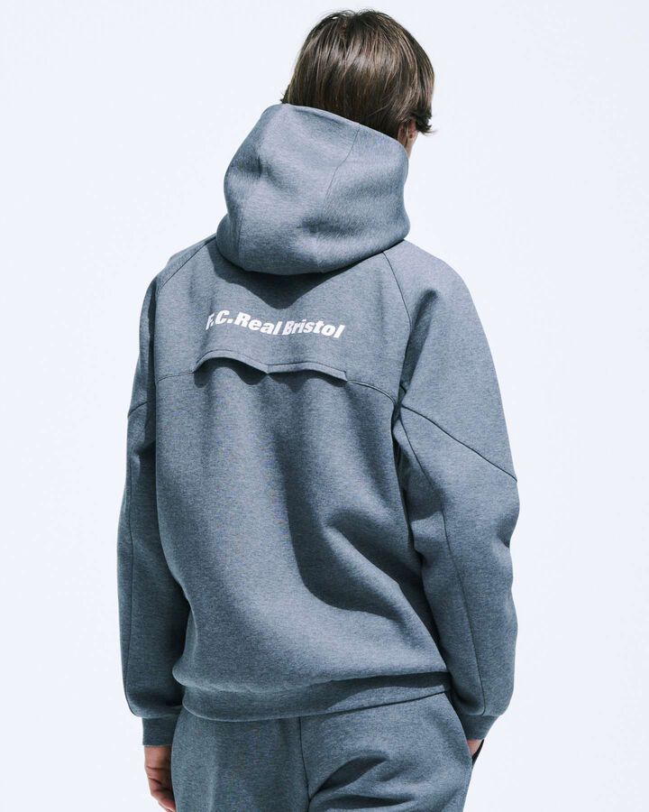 TECH SWEAT VENTILATION HOODIE,BLACK, medium image number 5