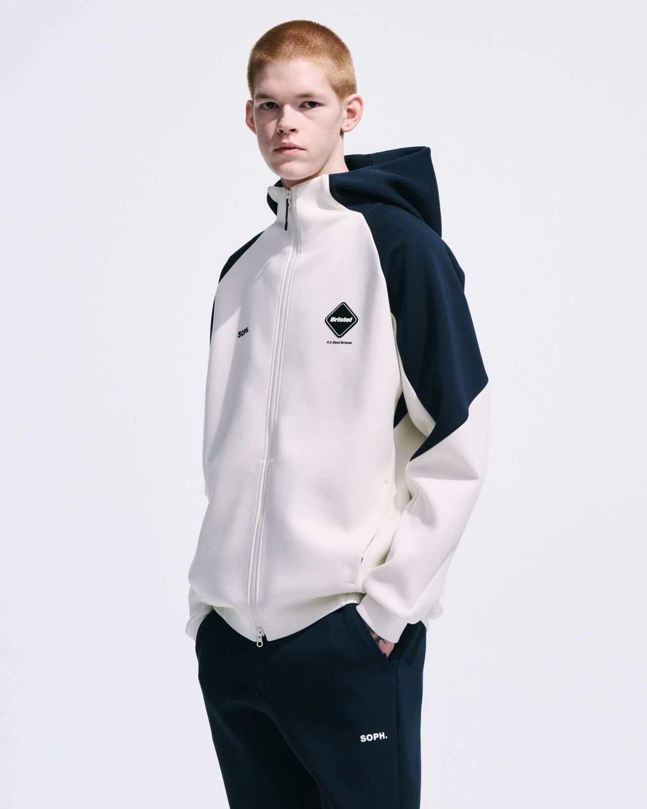 TECH SWEAT VENTILATION HOODIE,WHITE, large image number 5