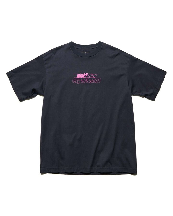 IN-PROCESS PRINT TEE,NAVY, medium
