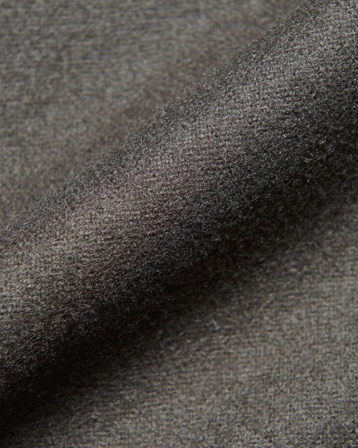 LIGHT MELTON WOOL COACH JACKET,CHARCOAL GRAY, medium image number 4