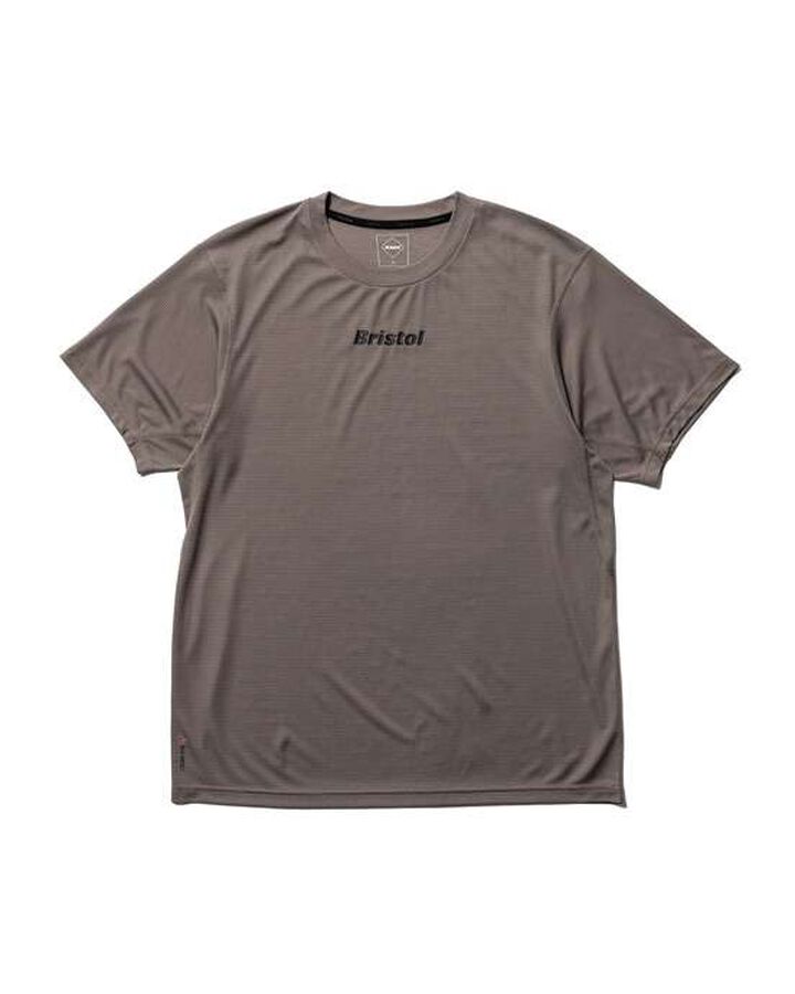 POLARTEC POWER DRY S/S TRAINING TOP,LIGHT BROWN, medium