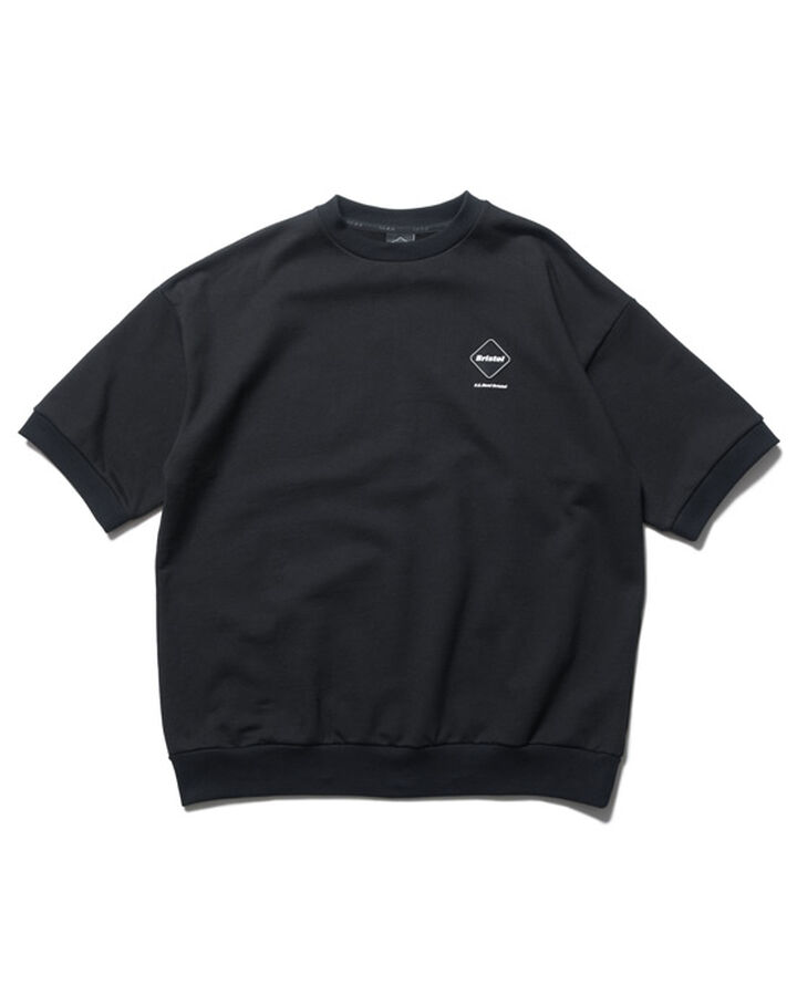 S/S CREWNECK BAGGY SWEAT,BLACK, medium image number 0