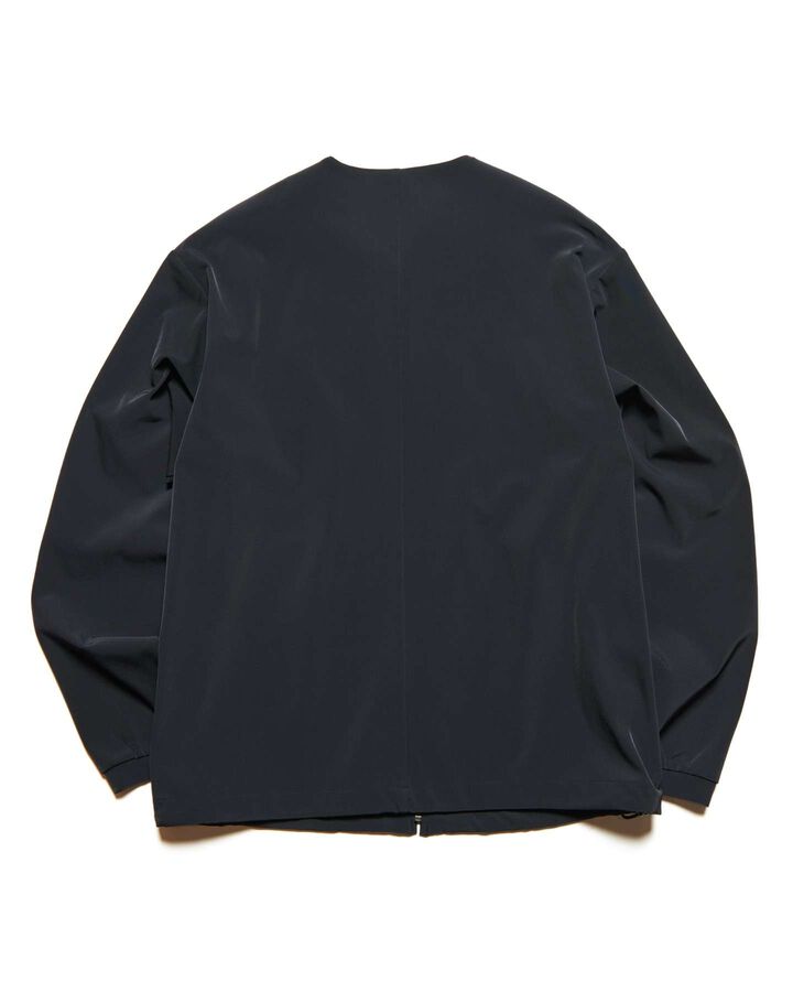 4WAY STRETCH ZIP-UP TECH CARDIGAN,BLACK, medium image number 1
