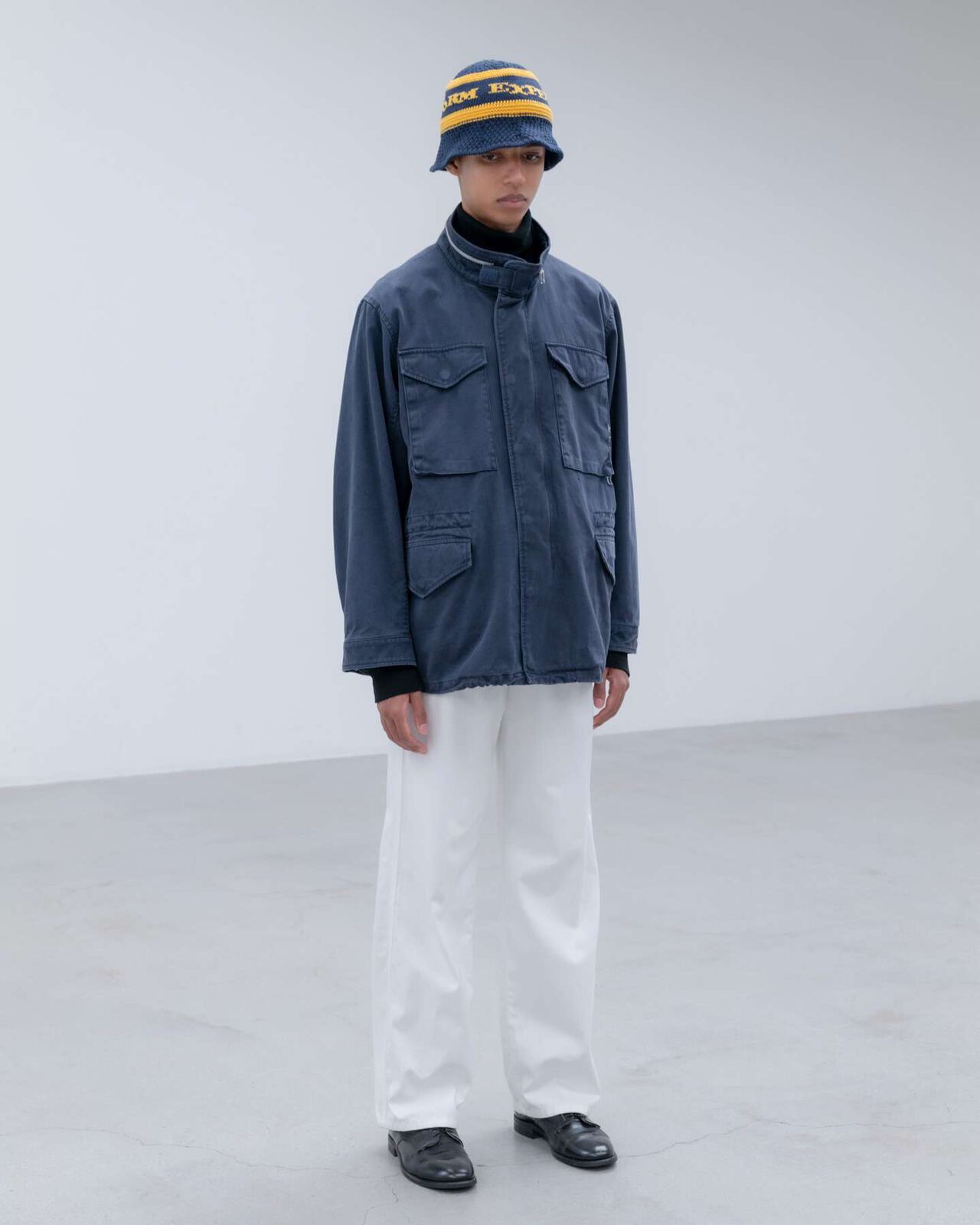 MILITARY FIELD BLOUSON,NAVY, large image number 9
