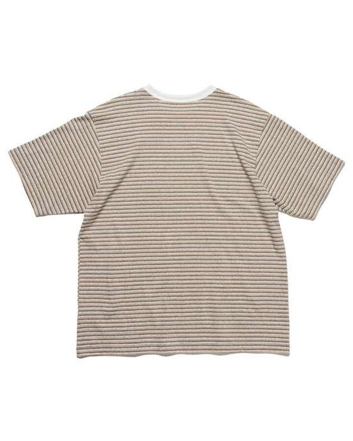 MULTI BORDER TEE,BEIGE, medium image number 1