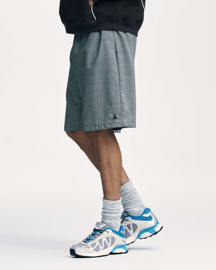 TROPICAL CHECK EASY SHORTS,B, medium image number 5