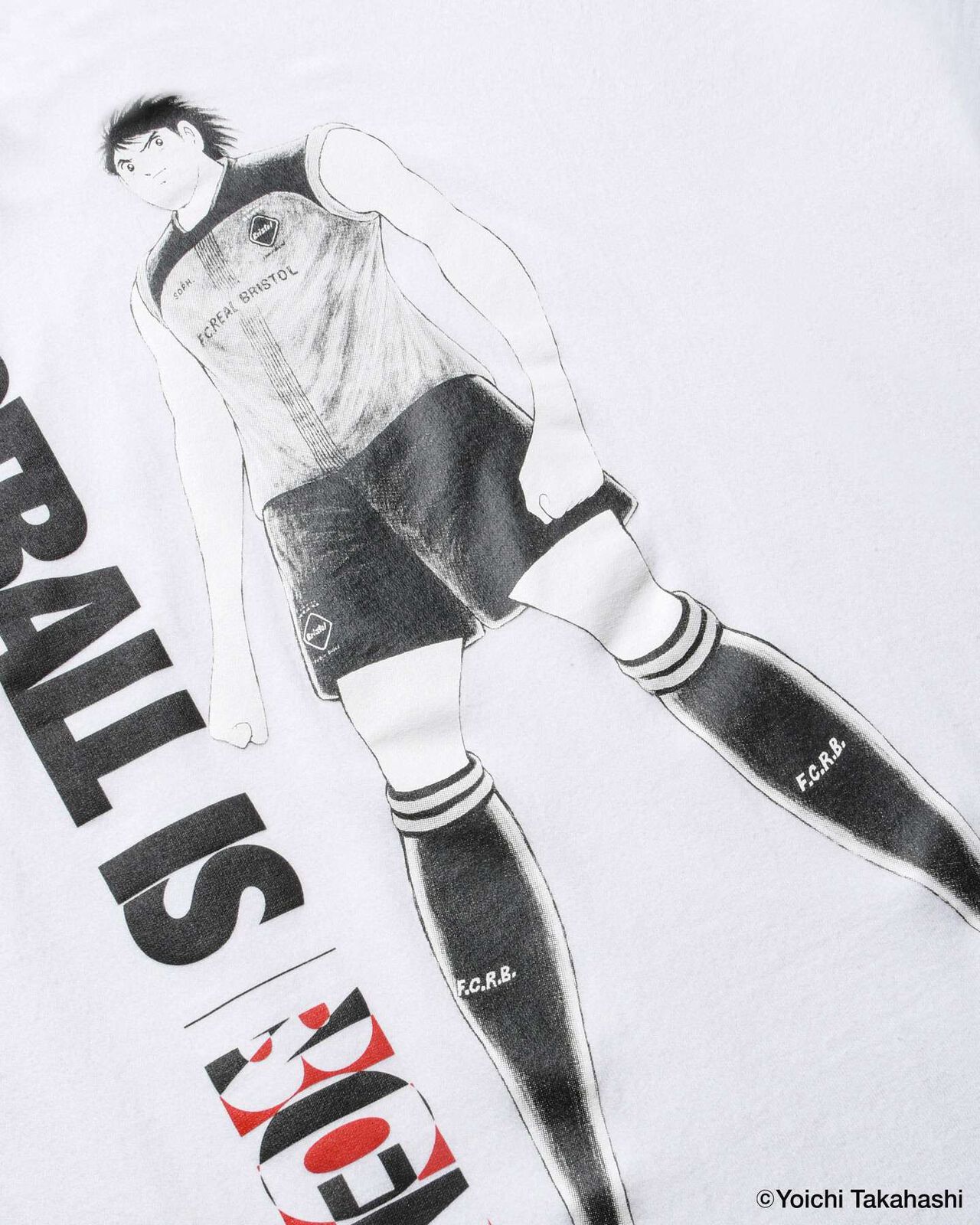 KOJIRO HYUGA ON THE BACK TEE,WHITE, large image number 3