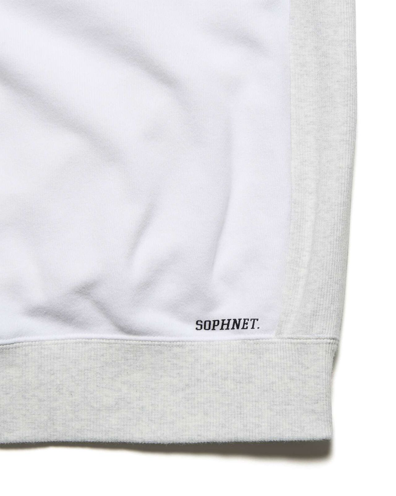 SIDE POCKET S/S CREWNECK SWEAT,WHITE, large image number 3
