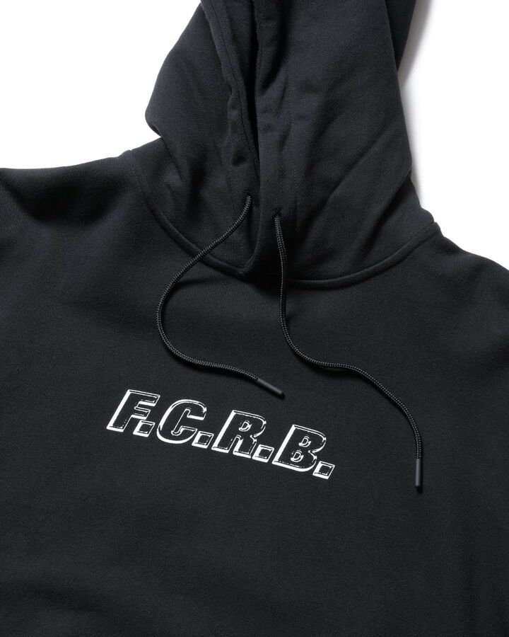 SHADOW EMBLEM SWEAT HOODIE,BLACK, medium image number 2