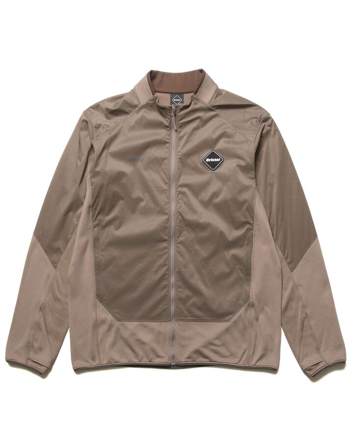 GRID FLEECE HYBRID BLOUSON,BEIGE, medium