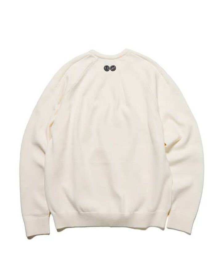 PLAIN NORDIC KNIT,WHITE, medium image number 1