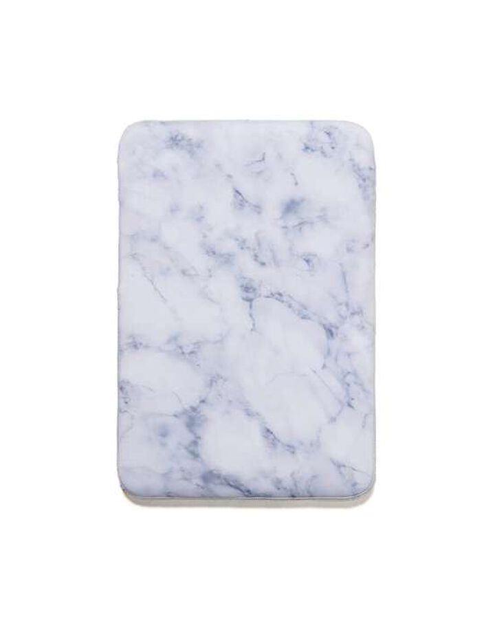MARBLE LAPTOP SLEEVE (L),WHITE, medium image number 1